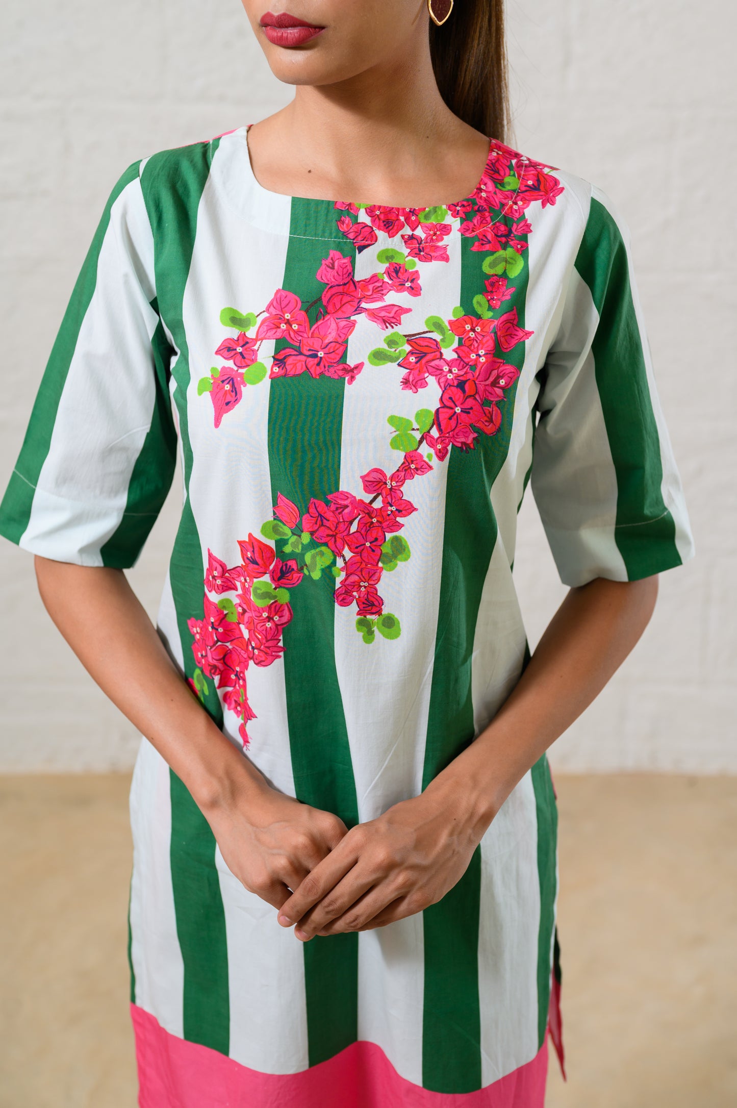 BARIO BLOOM VERDE SET SHORT