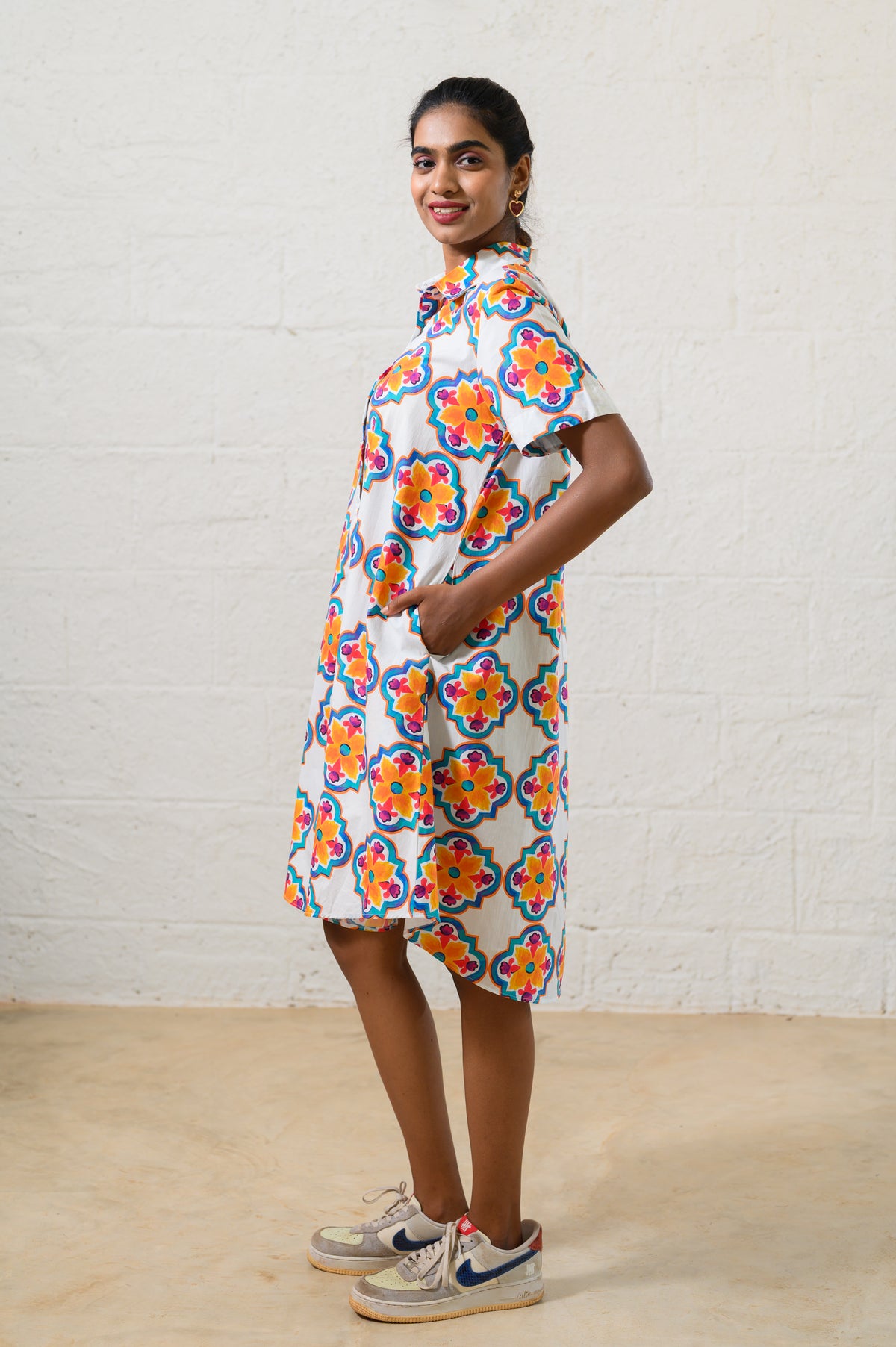 GOAN MOSAIC SHIRT DRESS