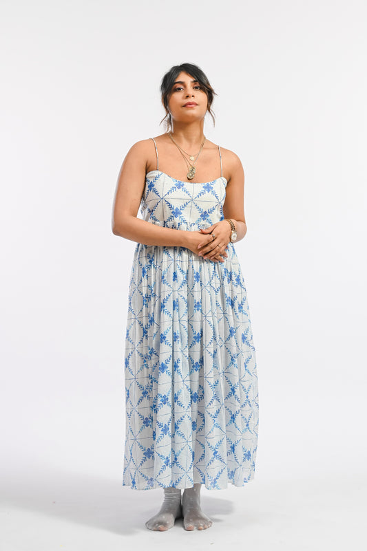 AZUL DONA PAULA DRESS