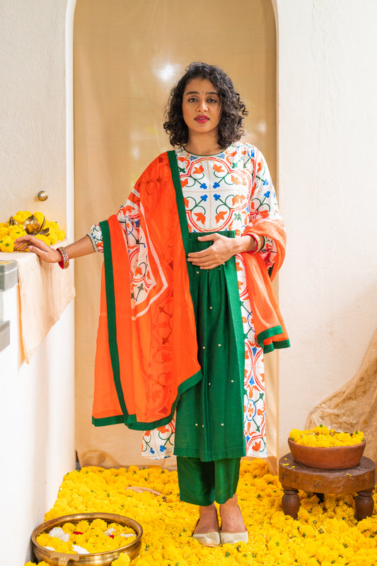 ZESTY ZELLIGE ETHNIC SET (3 PCS)