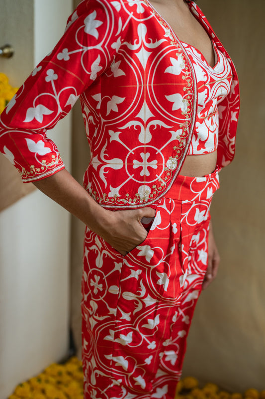 RED RHAPSODY TILES SET (3 PCS SET)