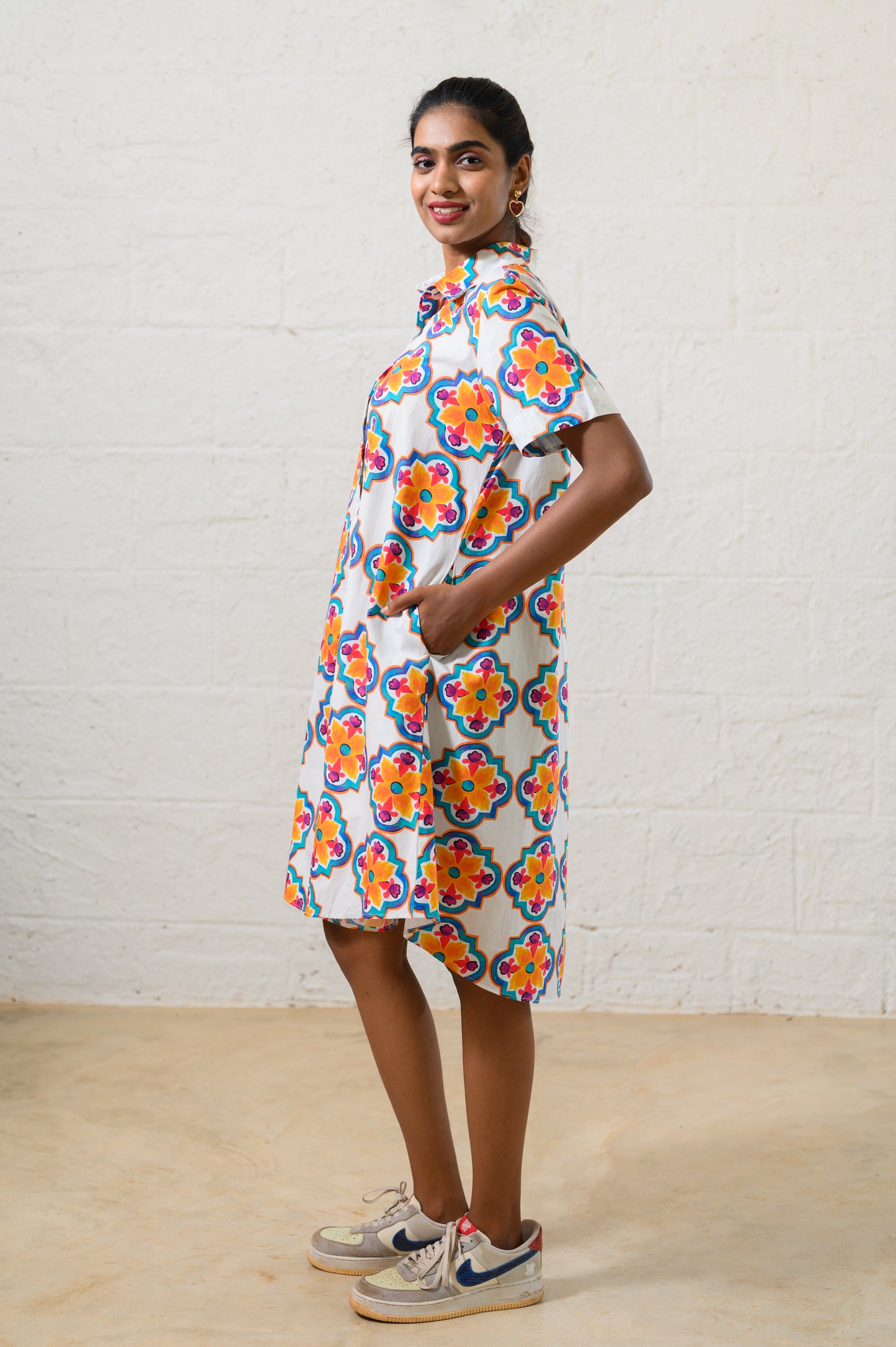GOAN MOSAIC SHIRT DRESS