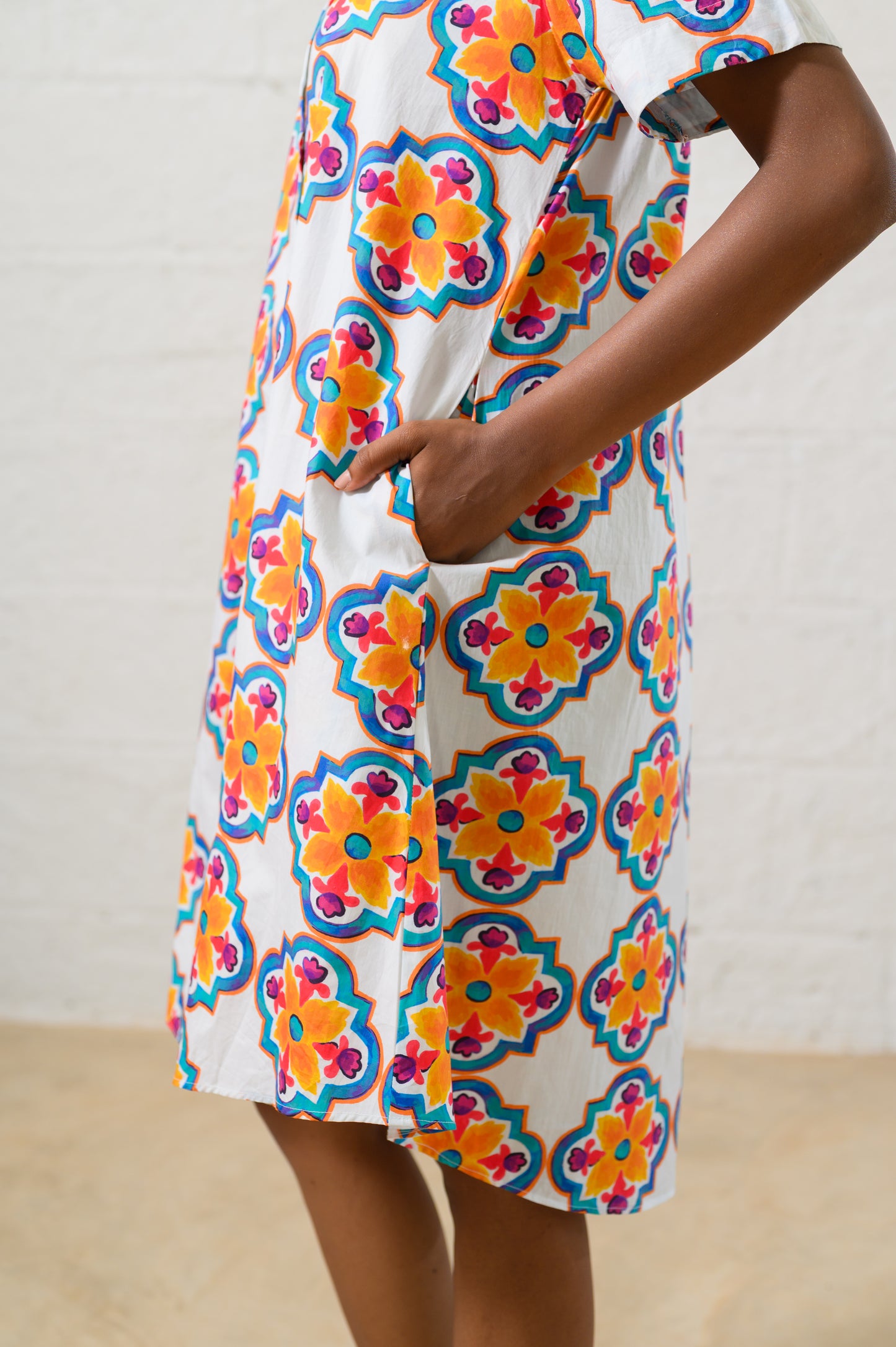 GOAN MOSAIC SHIRT DRESS