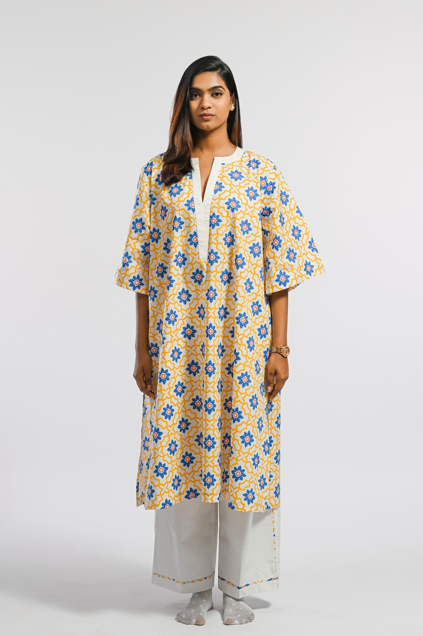 AMARELO MOSAIC KURTA