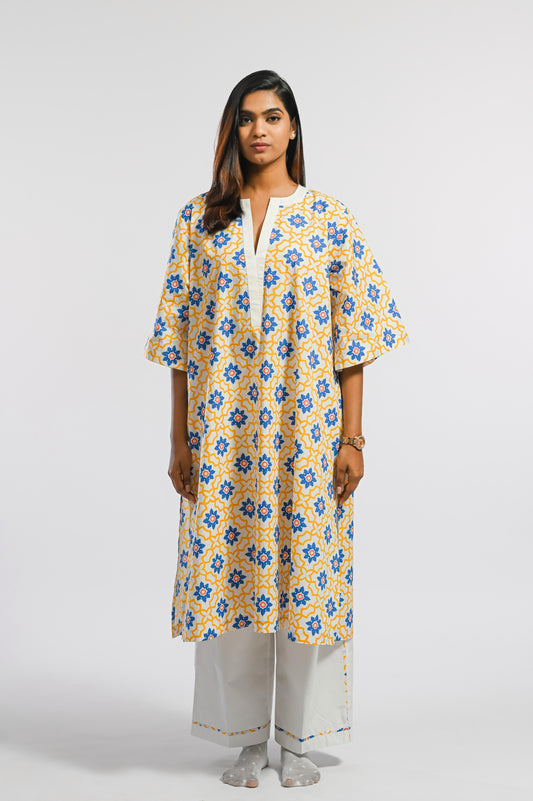 AMARELO MOSAIC KURTA
