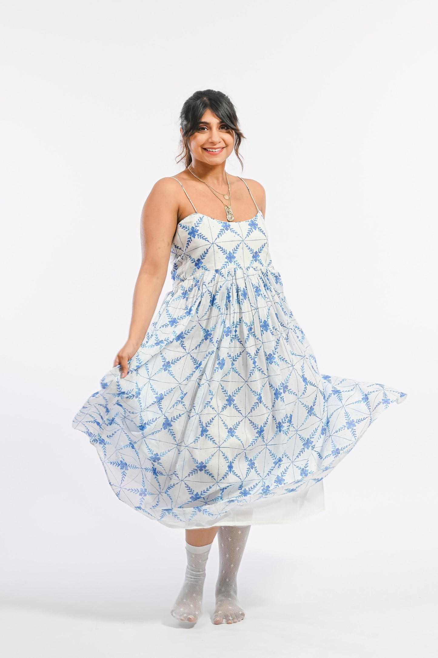 AZUL DONA PAULA DRESS