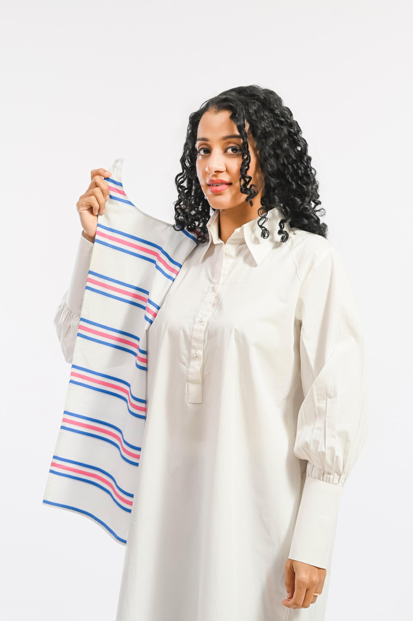 LINEAR STRIPE AZUL SET