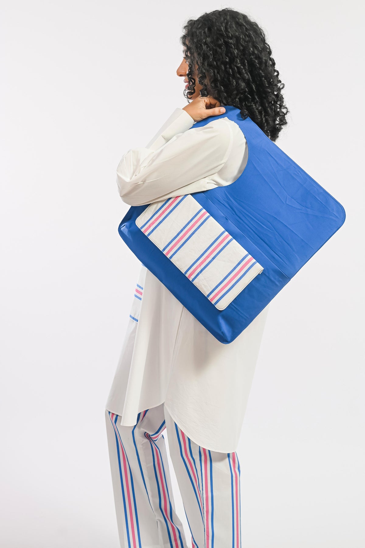 LINEAR STRIPE AZUL SET