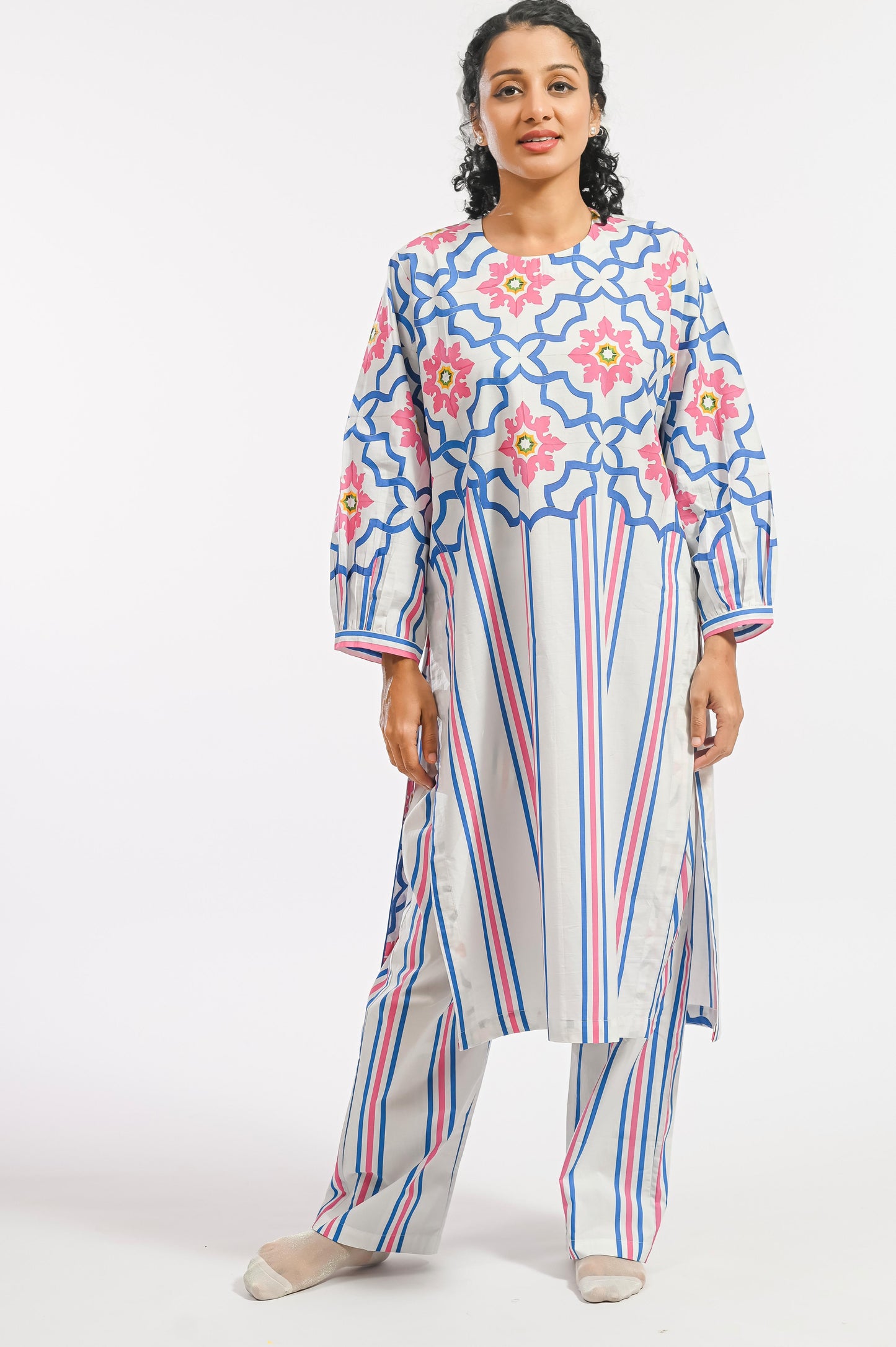 AZUL STRIPE MOSAIC SET