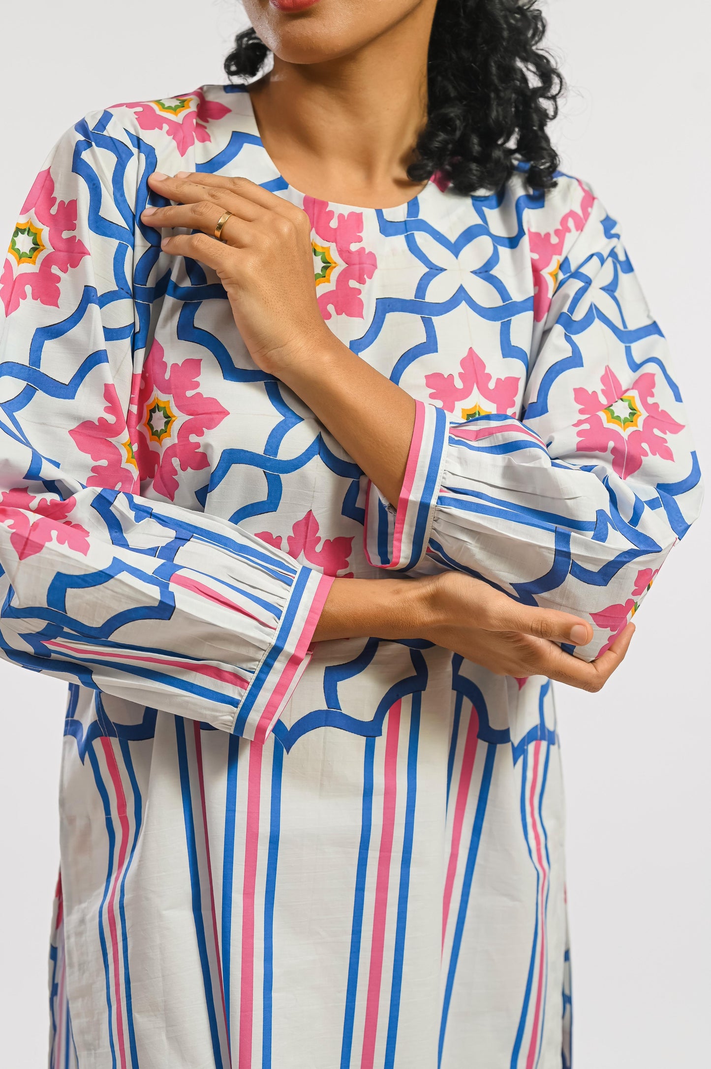 AZUL STRIPE MOSAIC SET