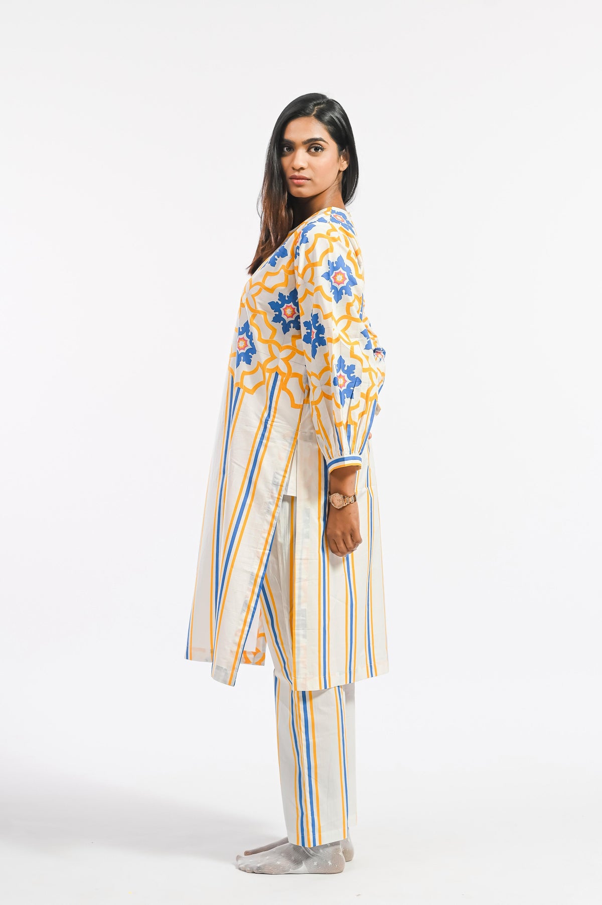 AMARELO STRIPE MOSAIC SET