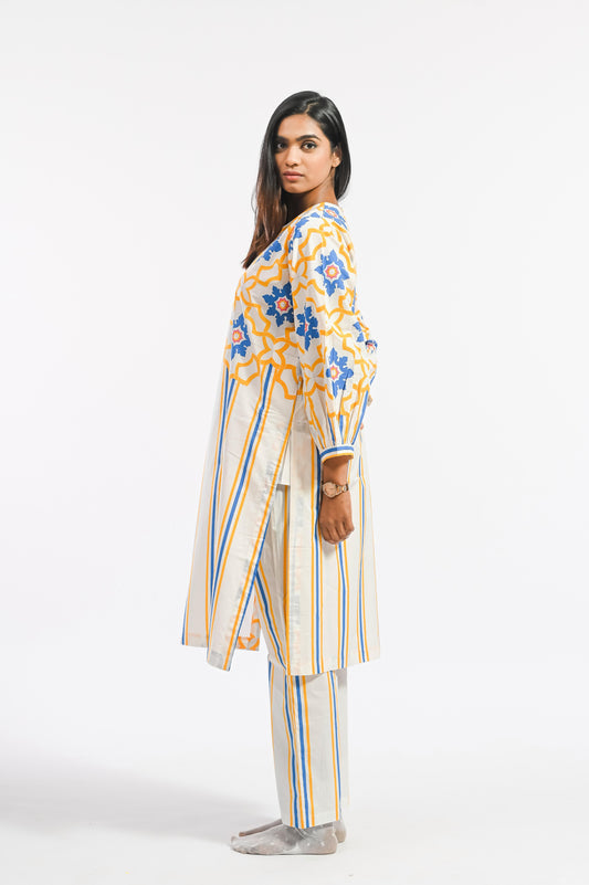 AMARELO STRIPE MOSAIC SET