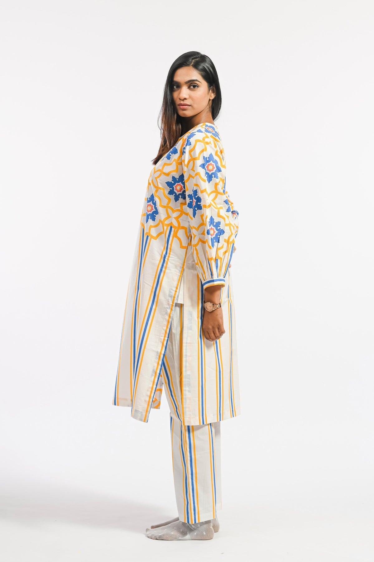 AMARELO STRIPE MOSAIC SET