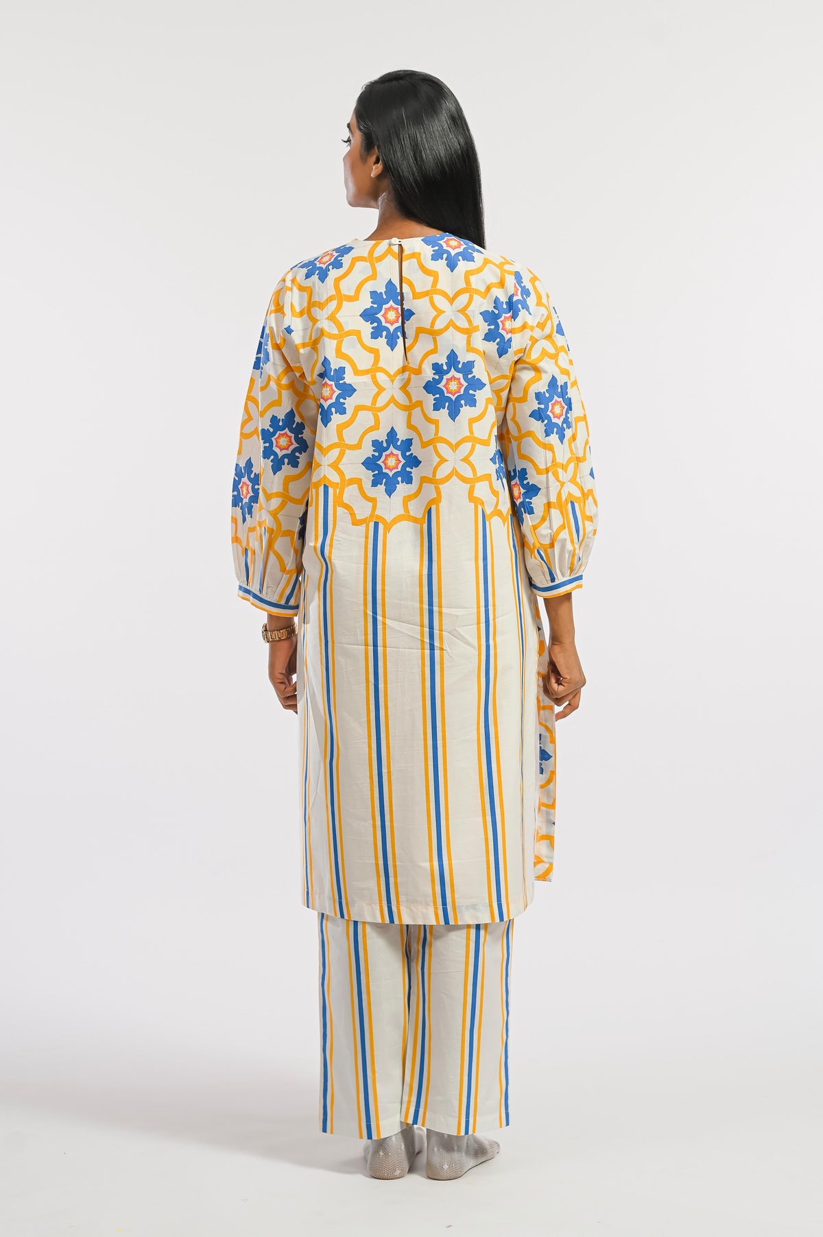 AMARELO STRIPE MOSAIC SET