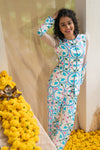 RETRO REVIVAL AZULEJOS PANT SUIT