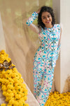 RETRO REVIVAL AZULEJOS PANT SUIT