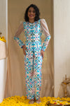 RETRO REVIVAL AZULEJOS PANT SUIT