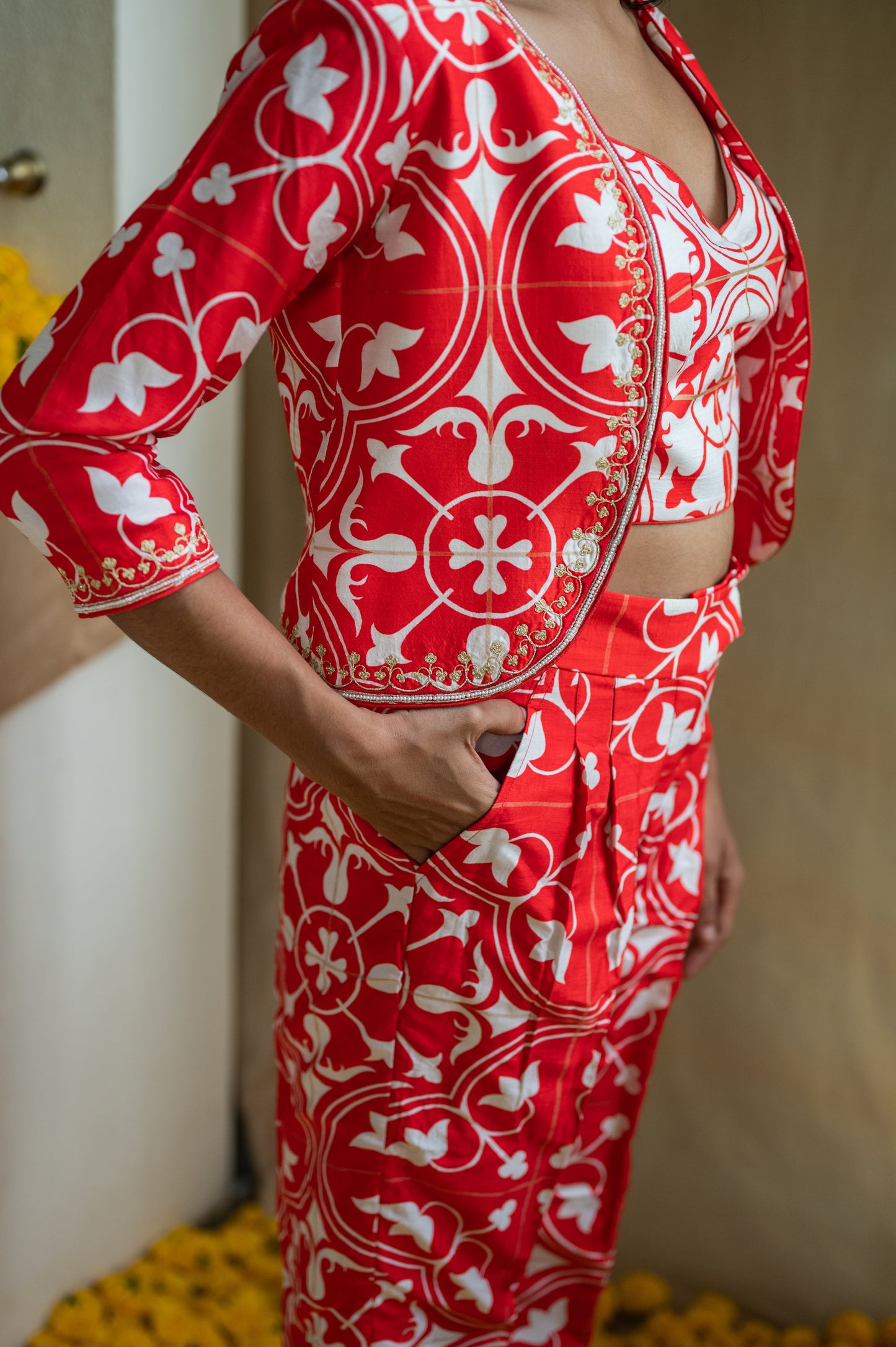 RED RHAPSODY TILES SET (3 PCS SET)