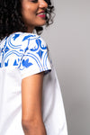 AZULEJOS MINI ADORN SLEEVES TOP