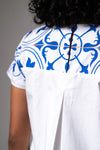 AZULEJOS MINI ADORN SLEEVES TOP