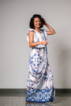 GRACE IN AZULEJOS SAREE