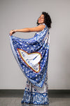 GRACE IN AZULEJOS SAREE