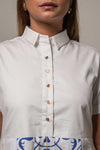 CLASSIC TILE SHIRT DRESS